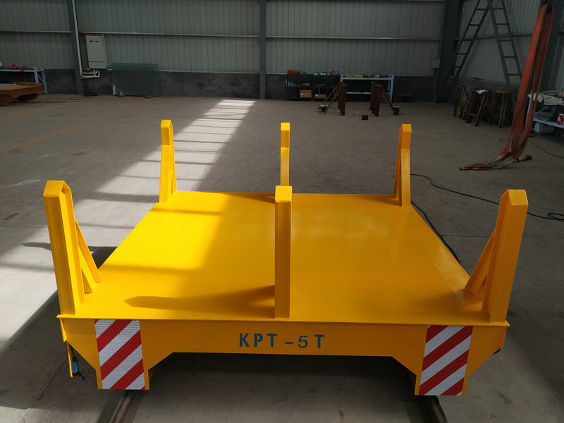 Cable Drum Powered Rail Ladle μεταφορά κάρτα σε χαλύβδινο μύλο